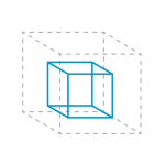 3D area box icon