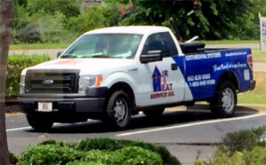 Air & Heat Service Company vehicle